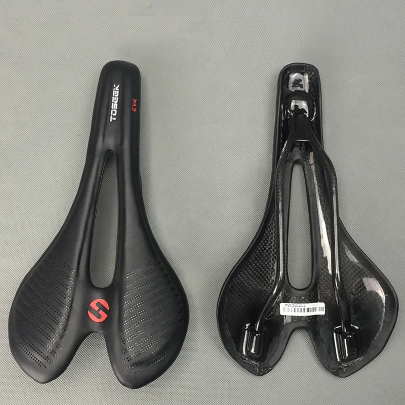 Ультралегкое седло TOSSEEK из углеродного волокна для горного велосипеда