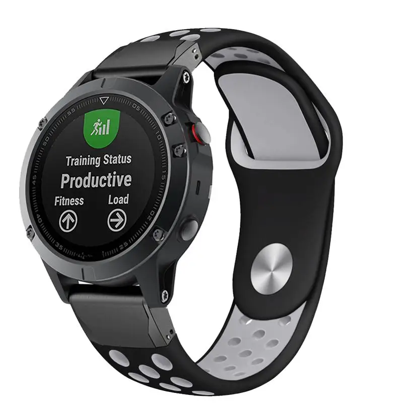 22 мм Fenix 6 Quick Fit спортивный силиконовый браслет для Garmin Fenix 5/5 Plus/Forerunner 935/Instinct/Quatix 5 ремешок для часов