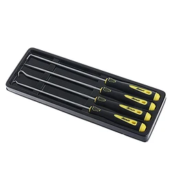 Crochet angulaire 240mm en acier, accroche complet allié chromé Outils pour enlever le joint torique d'étanchéité 4 pièces 