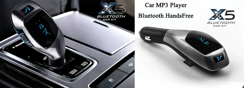 Автомобиль Bluetooth FM Передатчик Автомобильный Комплект Громкой Связи Bluetooth LCD USB Автомобильное Зарядное Устройство для iPhone Samsung FM Модулятор