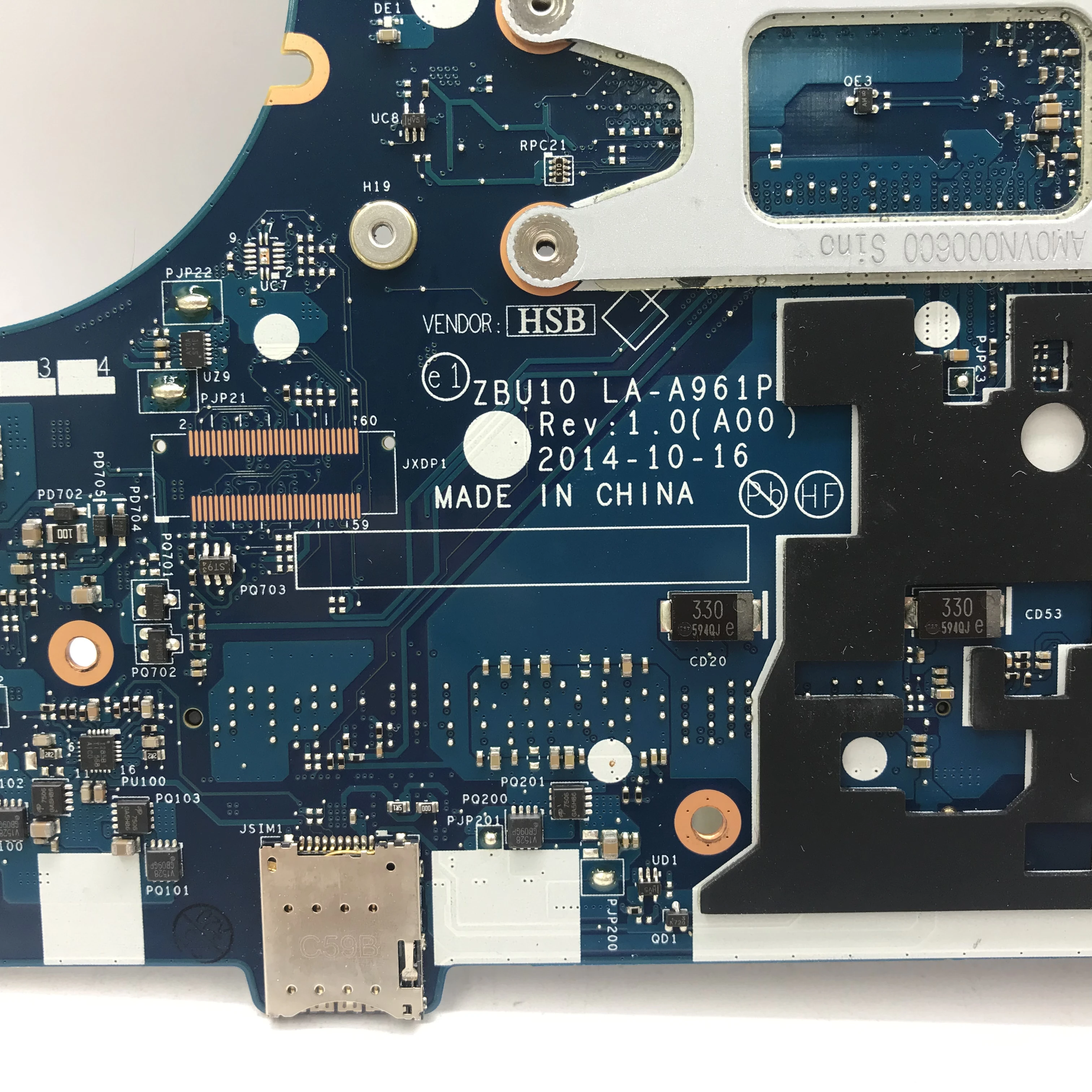 KEFU CN-0R1VJD R1VJD FOR Dell Latitude E7450 Laptop Motherboard ZBU10 LA-A961P I5-5300U mainboard 100% Tested original work KEFU CN-0R1VJD R1VJD FOR Dell Latitude E7450 Laptop Motherboard ZBU10 LA-A961P I5-5300U mainboard 100% Tested original work