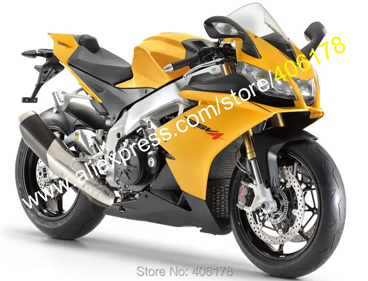 

Hot Sales,For Aprilia RSV4 1000 2009 2010 2011 2012 2013 2014 2015 RS V4 09-15 Yellow Black Moto Fairing Kit (Injection molding)