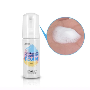 

Wholesale Price 5 Bottles Marshmallow Foam For eyelash Clean Face Clean Professional Pump Design 60ml/Bottle Eyelash Extension