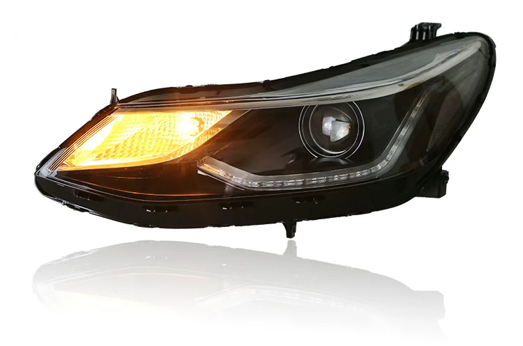 Автомобильный Стайлинг Головной фонарь для Chevrolet Cruze фары светодиодный фонарь двойной U светодиодный drl H7 hid Биксеноновые линзы ближнего света