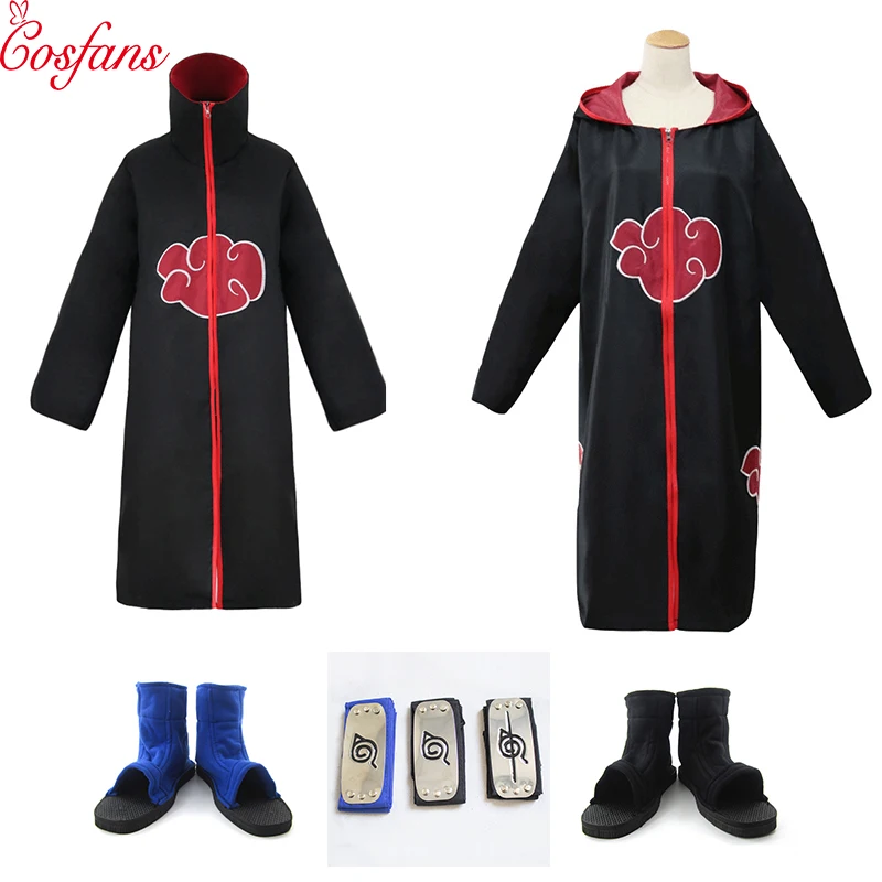 

Classic Anime Naruto cosplay costume Akatsuki Uchiha Itachi Shuriken Forehead Headband Accessories suits cosplay Accessories
