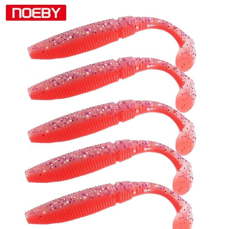 Noeby мягкие приманки 6 шт. 8,5 см 10 см Pesca Shad f приманка для UL рыболовный червь Swimbaits Jig Head Fly Fishing-Прямая поставка