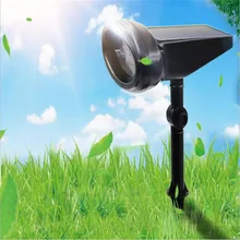 Светодиодный солнечный свет 4 Светодиодный проекционный свет Прожектор Лампа, наружное освещение, светодиодный садовый светильник на солнечных батареях декоративная лампа для сада настенные светильники