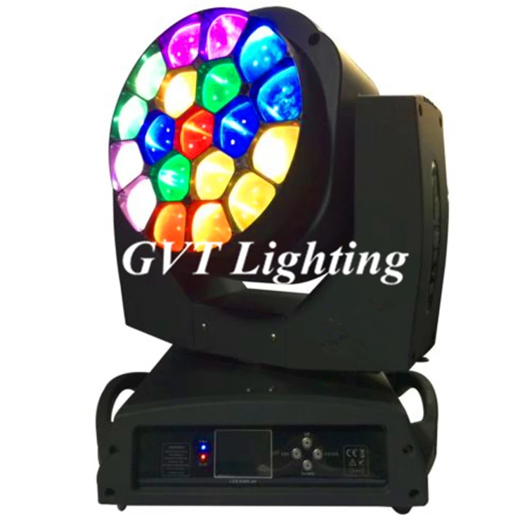 6 шт./лот светодиодный источник света 19*15 Вт большой пчелиный глаз Led движущаяся