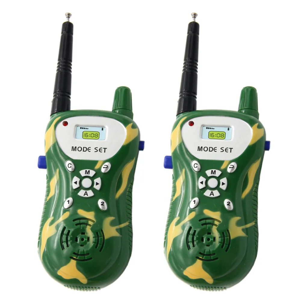 Новый 2-Pcs электронный Walkie Talkie дети ребенок мини игрушки Портативный двусторонней радиосвязи бесплатная доставка