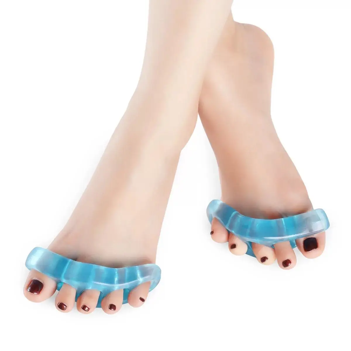 Valgus foot braces blackmailed toe points overlap corrective orthotic