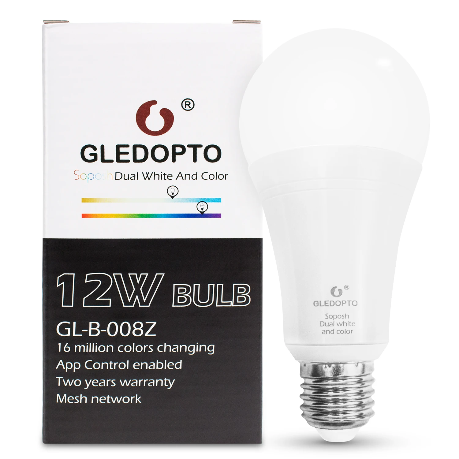 G светодиодный OPTO ZIGBEE 12 Вт RGBCCT светодиодный умный лампочка AC100-240V RGB и двойной белый цвет светодиодный лампочка zigbee zll 3,0 RGBWW работает с alexa