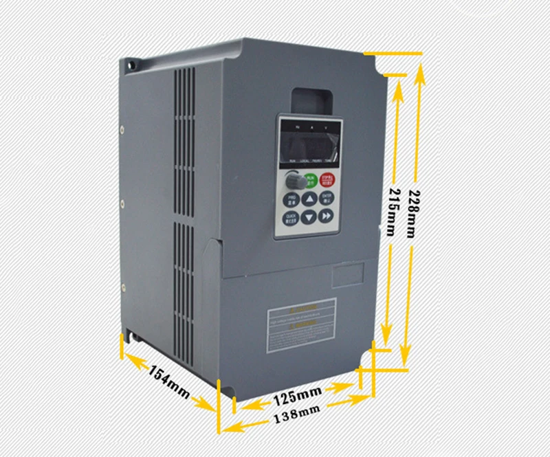 4KW 220V 17A однофазный Вход частотный инвертор vfd 3 фазы Трехфазная экономия энергии Мощность двигателя Скорость Управление частота приводной