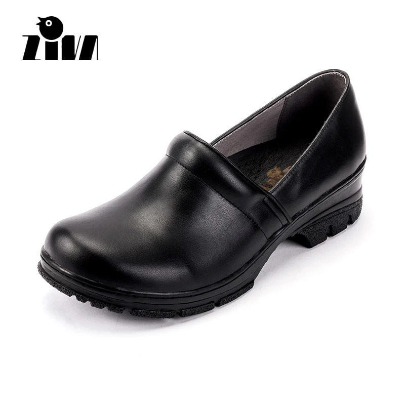 ZIVA 6011 Cow Leather Chef Shoes Non Slip Wear Resisting Footwear