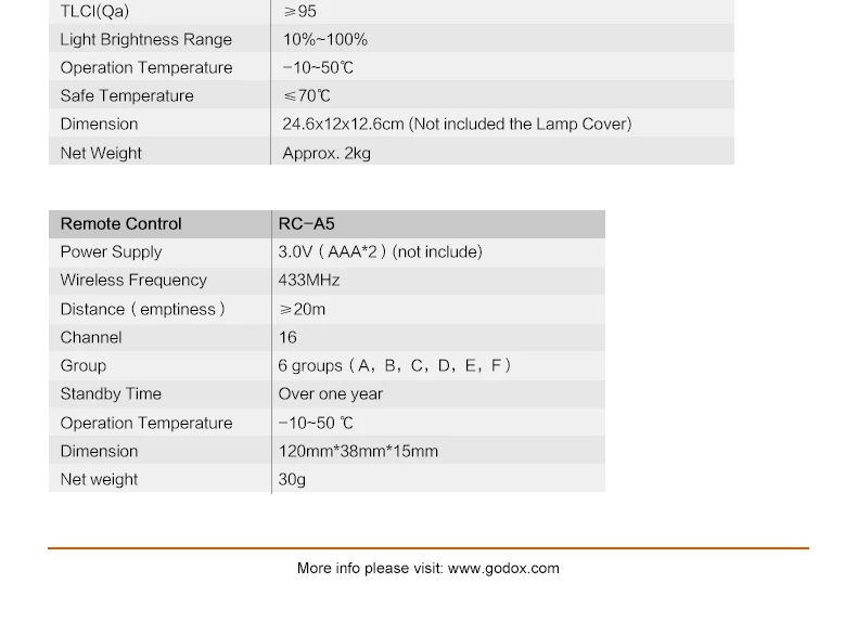 Godox SL Series Video Light SLB60W and SLB60Y (10)
