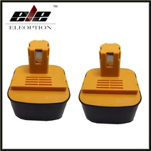 Eleoption 2 pcs 12V 3.0Ah 3000mah Ni-Mh Power Tool Battery Pack for Panasonic Cordless Drill EY9001 EY9101 EY9108 EY9201B EY9200