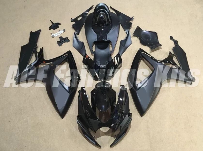 

New ABS bodywork Fairings Kit set Fit For SUZUKI GSXR600 GSXR750 06 07 R600 R750 K6 GSXR 600 750 2006 2007 Custom black