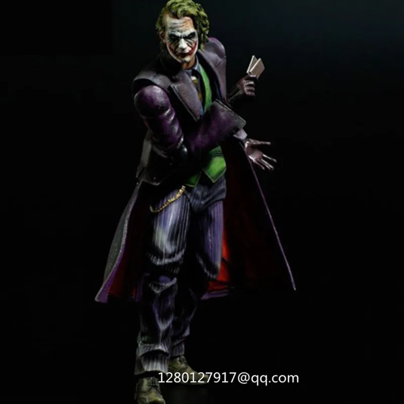 

10'' The Dark Knight Rises Super Villain Joker Play Arts PVC Action Figure Collectible Model Toy 25 CM BOX P407