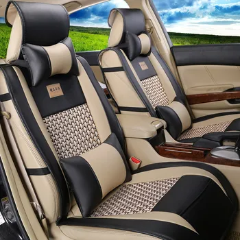 

TO YOUR TASTE auto accessories leather CAR SEAT CUSHIONS set for VW BORA MAGOTAN BEETLE PHAETON TOUAREG waterproof long-lasting