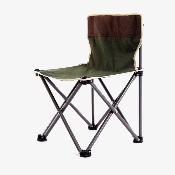 Открытый портативный складной стул для отдыха Толстый Алюминиевый рыболовный стул Кемпинг пляж стул для барбекю самоуправляющийся стул Q370 - Цвет: Зеленый
