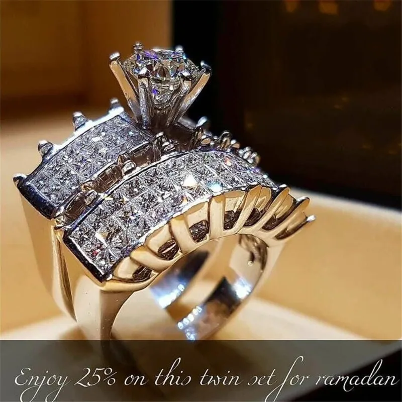 Choucong, 15 стилей, обещающее кольцо, 925 пробы, серебро, AAAAA, cz, вечерние, обручальное кольцо, кольца для женщин, свадебные, обручальное, ювелирное изделие, подарок - Цвет основного камня: 8