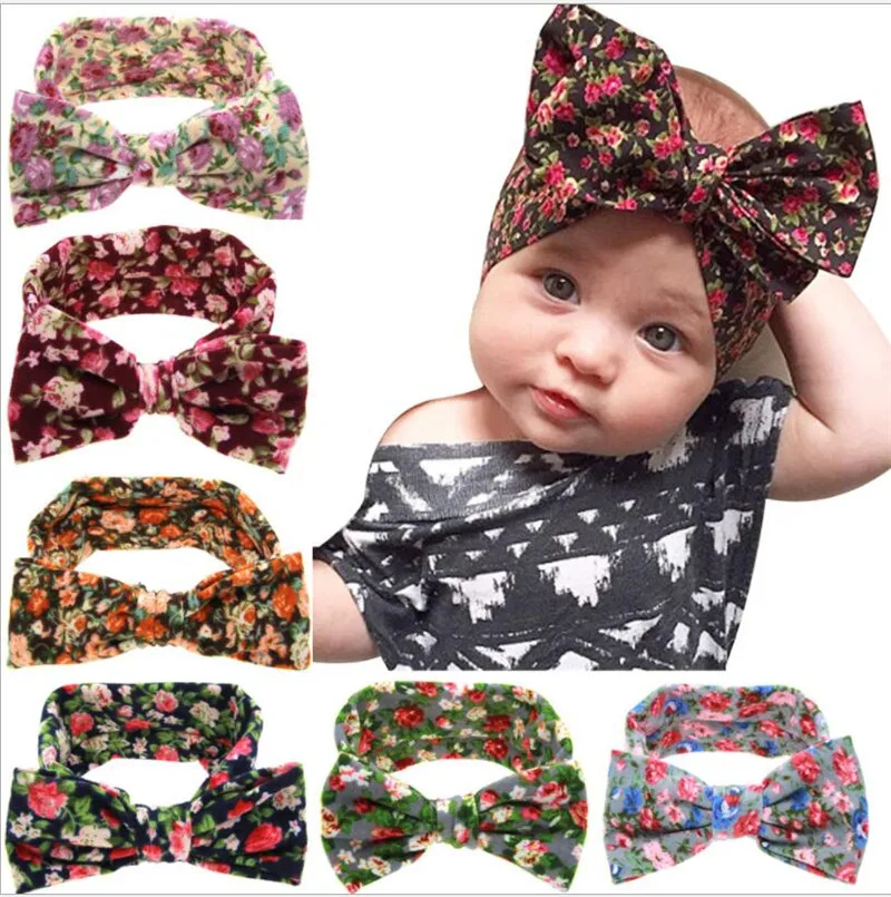Flower Headband Children Headwear bowknot Infant Toddler Girls