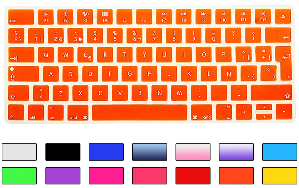 Силиконовый чехол для испанской клавиатуры ЕС евро ESP нового iMac Magic 2 Bluetooth
