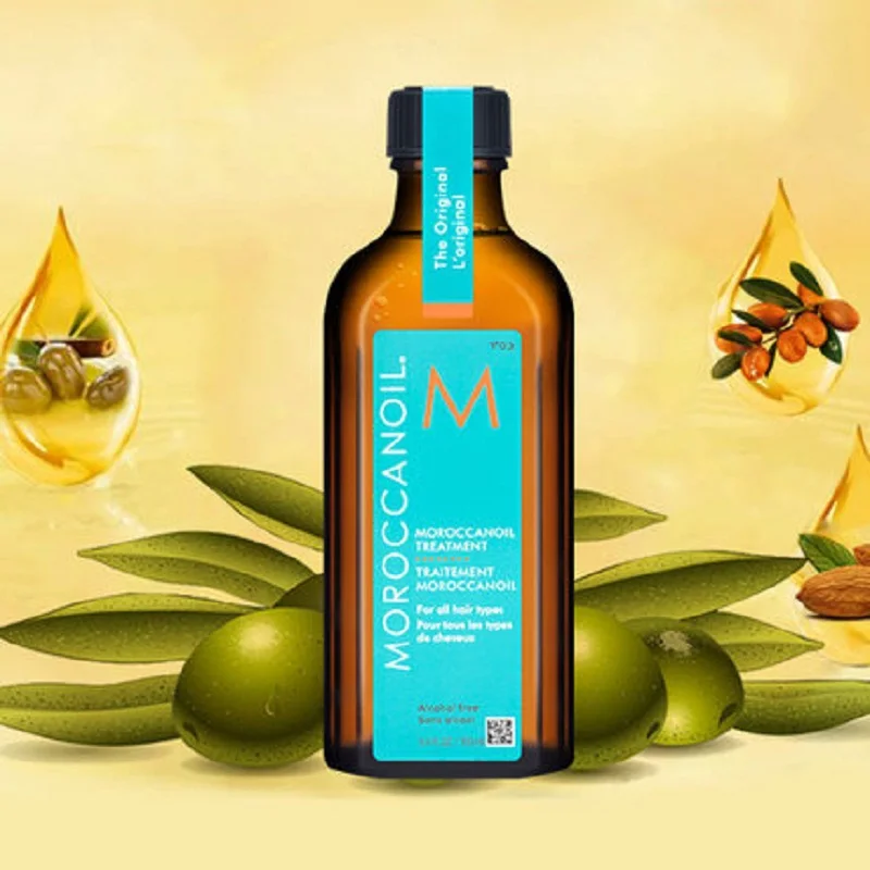 Morocco Hair Oil Treatment 100 ml Essential Oil Nourish Scalp Haircare with Blue Box for all Hair Types Morocco Hair Oil Treatment 100 ml Essential Oil Nourish Scalp Haircare with Blue Box for all Hair Types