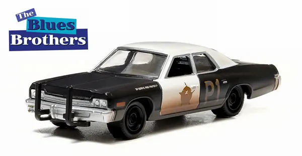 GL 1: 64 BLUES BROTHERS 1974 Dodge Monaco литая модель автомобиля металлические игрушки подарок на день рождения для детей мальчик