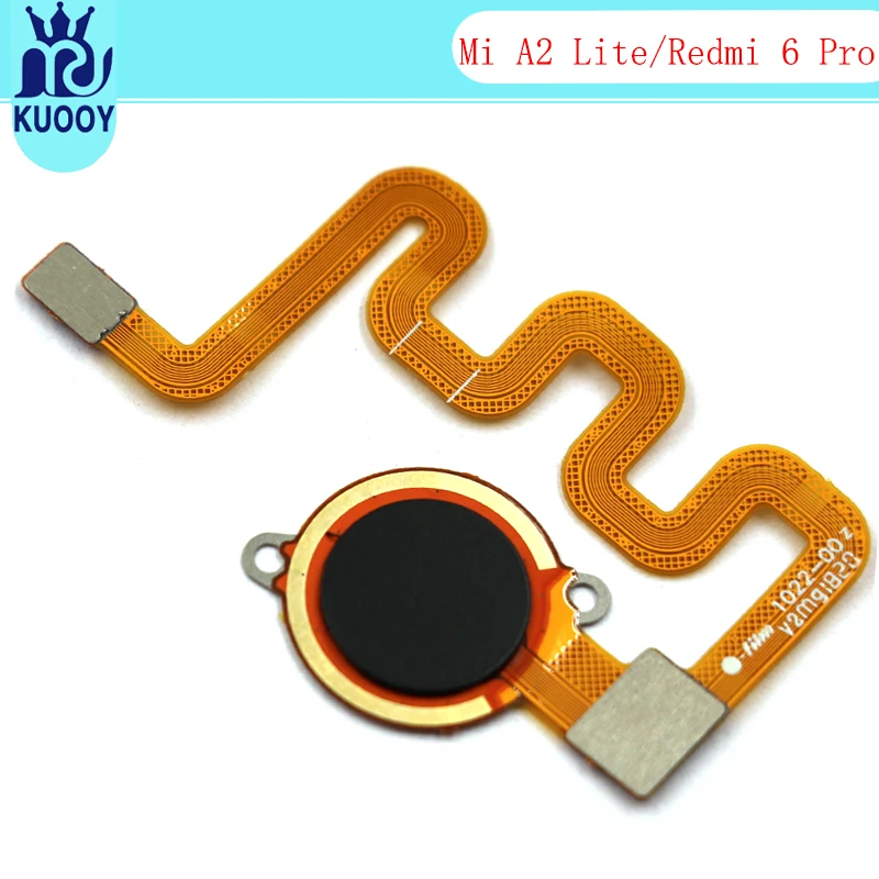

Touch ID Fingerprint Identification For Xiaomi Mi A2 Lite/ Redmi 6 Pro Home Button Return Key Menu Button Sensor Flex Cable