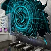 Custom Photo Wallpaper Modern 3D Steel Technology Bar Restaurant Background Wall Murals Abstract Art Wall Paper Papel De Parede ► Photo 3/6