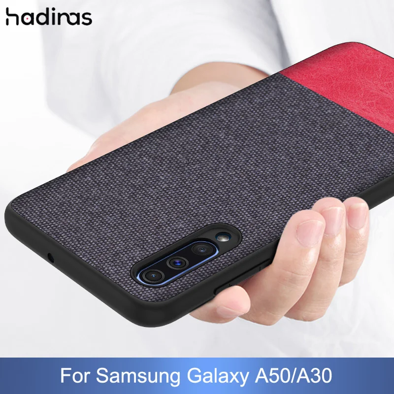 

Hadinas Fabric Phone Case for Samsung Galaxy A50 A505 A 50 2019 Back Cover for Samsung Galaxy A30 Case A 30 A20 A40 A50 A60 A70