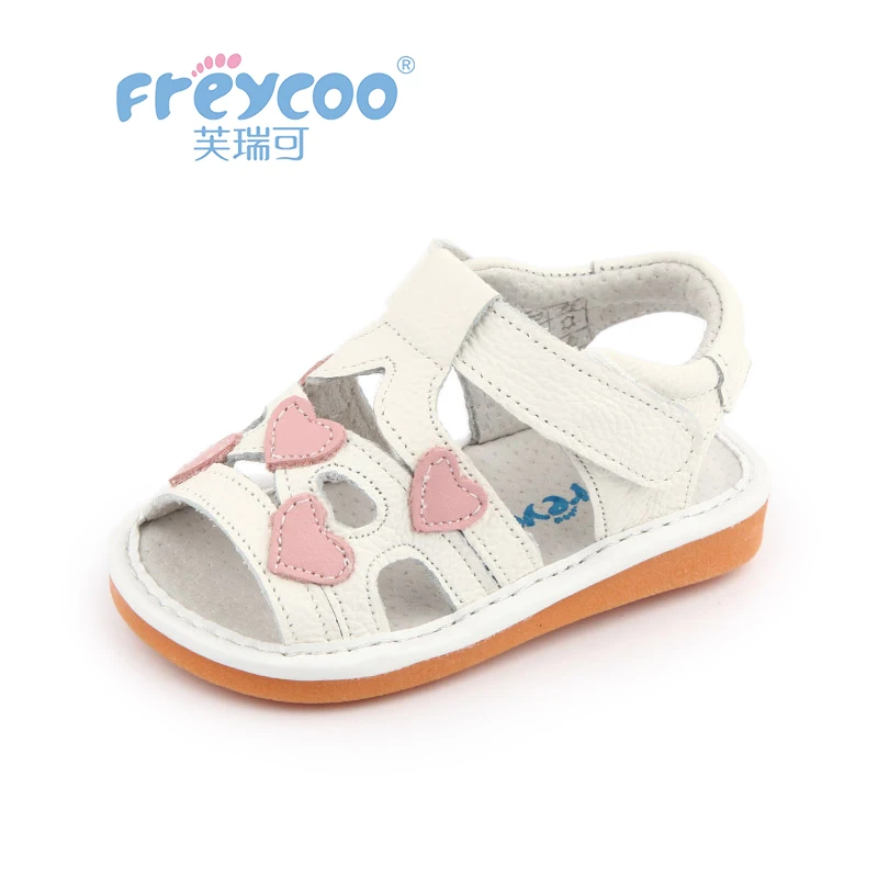 

Freycoo New Summer Sandals Kids Shoes Baby Sandals Children High Quality Walk With Sound Called Kids Girl Princess Shoes6260