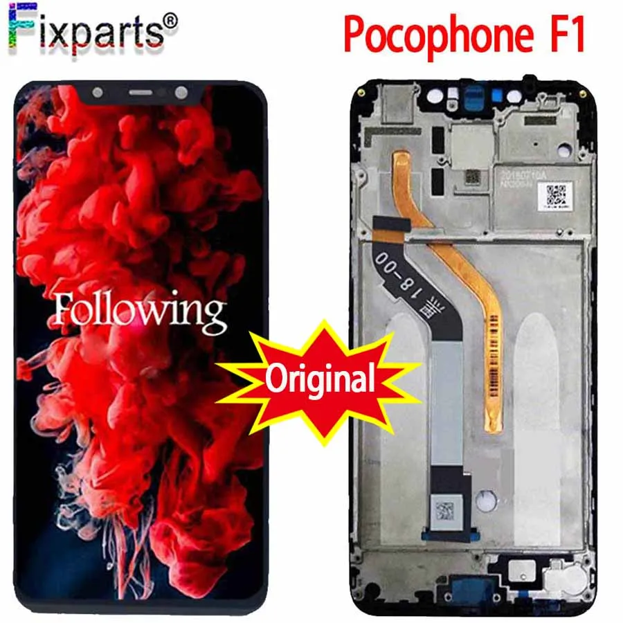 OEM для Xiaomi Poco F1 ЖК дисплей сенсорный экран дигитайзер сборка Замена Mi Pocophone LCD