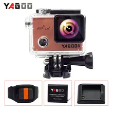 Ntk96660 YAGOO8 16MP diving action camera 4k 24fps Wifi helmet underwater camera extreme Mini Sports Action Cam go sports pro