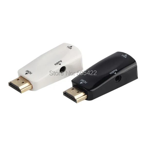 1080P HDMI to VGA Converter with Audio Cable for PC TV Xbox 360 Adapter | Электроника