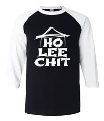 Одежда для улицы хип-хоп Хо ли Чит футболка Новинка 2017 года, стильное Лето 3/4 рукав футболки 100% хлопок Персонализированные реглан мужская