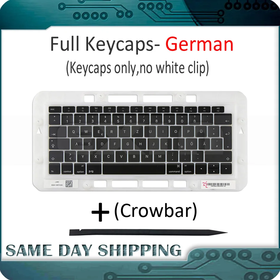 Оригинальная клавиатура для Macbook Air Retina 13 3 &quotA1932 немецкая немецкого производства