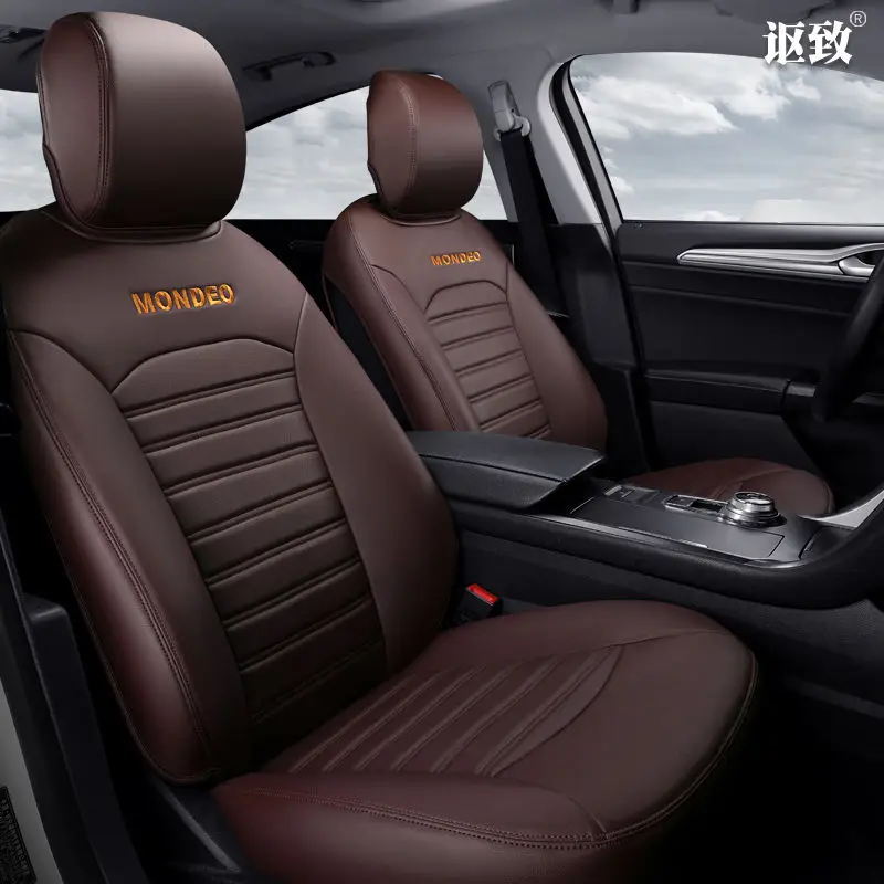 Artificial leather A 6D автокресло Cove особенное изготовление на заказ, с учетом, подушка для сидения, старший кожа, автомобильный коврик, автомобиль Ford Mondeo-Стайлинг - Название цвета: Artificial leather A