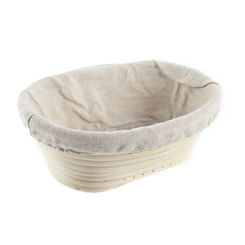 Овальное тесто Banneton Brotform Dougn ротанга хлеб Proofing корзины 3 размера