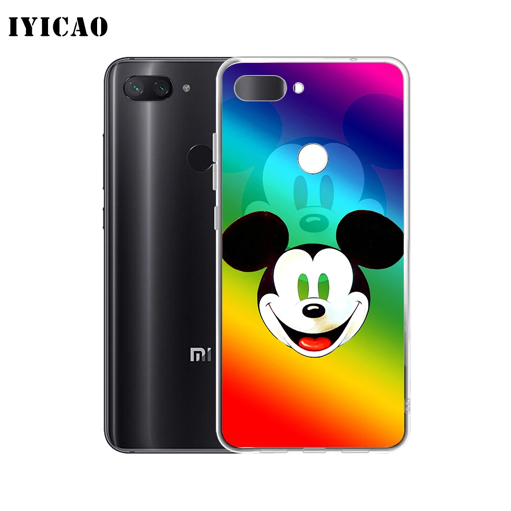 IYICAO Веселый Микки Маус Мягкий силиконовый чехол для телефона Xiaomi Redmi 4A 5A 6A