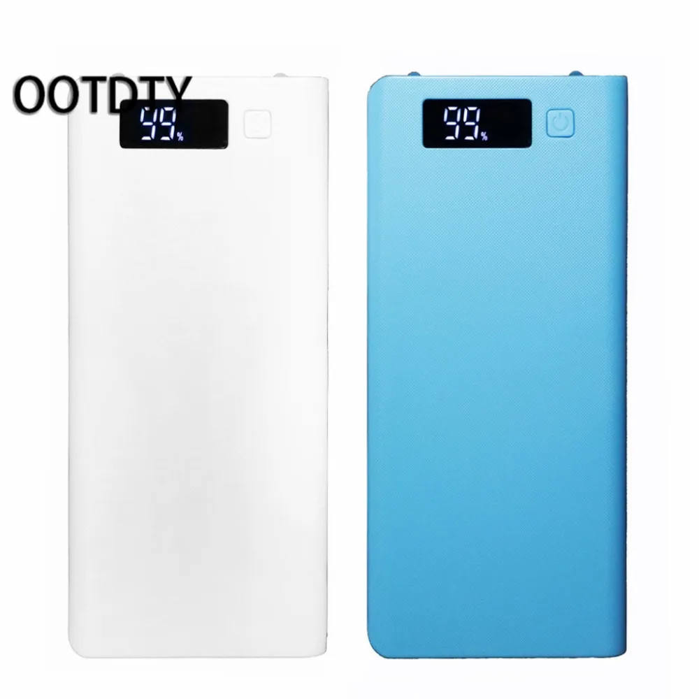 

5V Dual USB 8x 18650 Power Bank Battery Box Mobile Phone Charger DIY Shell Case