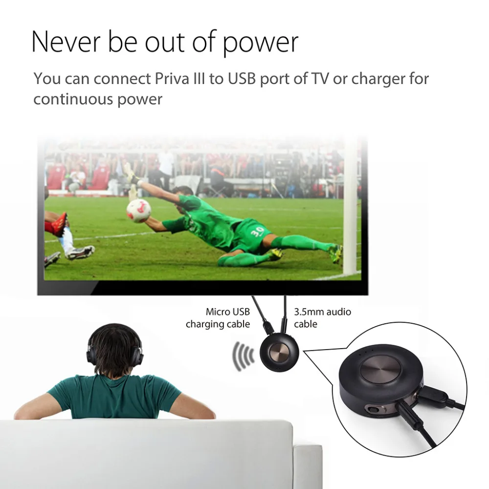 Передатчик Avantree AptX LL Bluetooth 4 2 для ТВ ПК (3 5 мм RCA компьютера USB digital audio) беспроводной