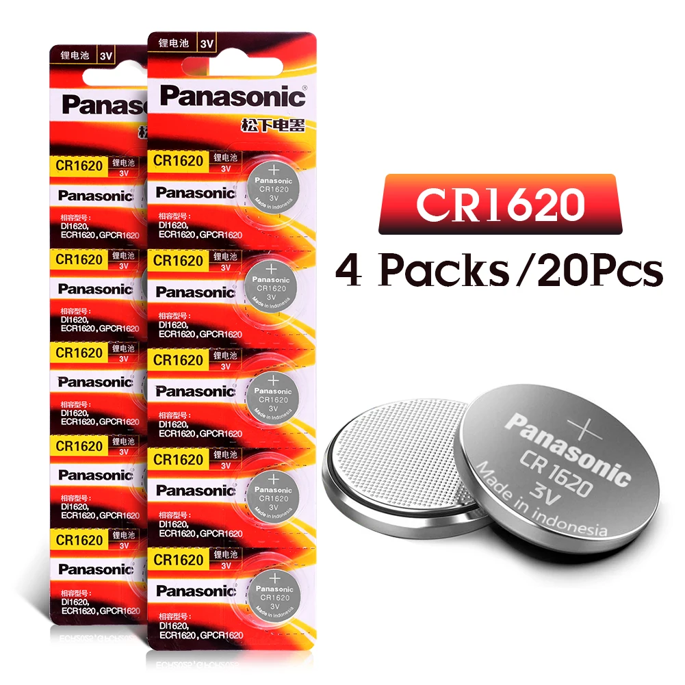 

Cr1620 20pc 3v button battery for computer watch lithium battery toy ECR1620 DL1620 5009LC KCR1620 BR1620 LM1620
