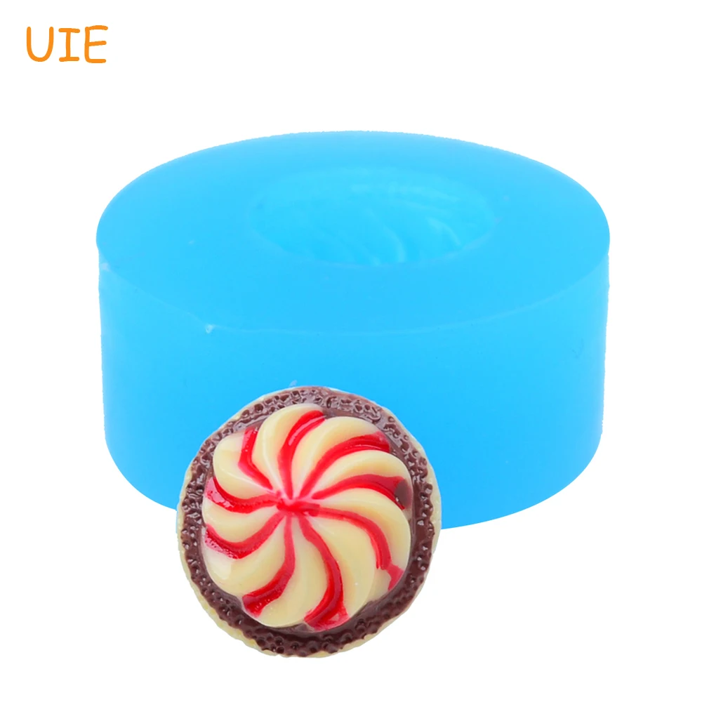 XYL037U 15.3mm Whipped Cream Silicone Mold - Sugarcraft Fondant Dessert Candy Chocolate Cookie Biscuit Resin Oven Safe | Дом и сад