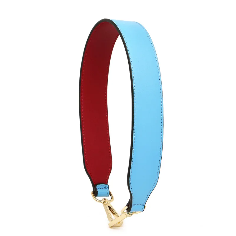 PU Leather Colorful Bag Strap 58 CM Length Belt For A Bag Serpentine Wide Strap Women's Handbag Accessories Leather Short Belts