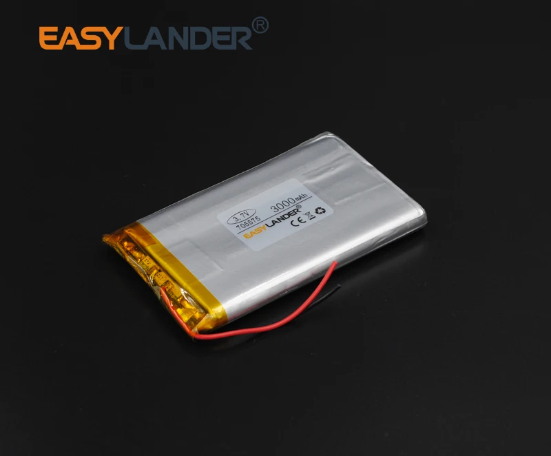 7x55x75 мм 3 7 V 3000mAh литий полимерный ионный аккумулятор для Bluetooth ноутбука