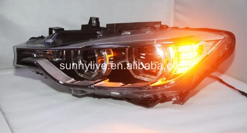 Для BMW F30 F35 318 320 325 328 330 335 светодиодный Ангельские глазки фар сборки SY