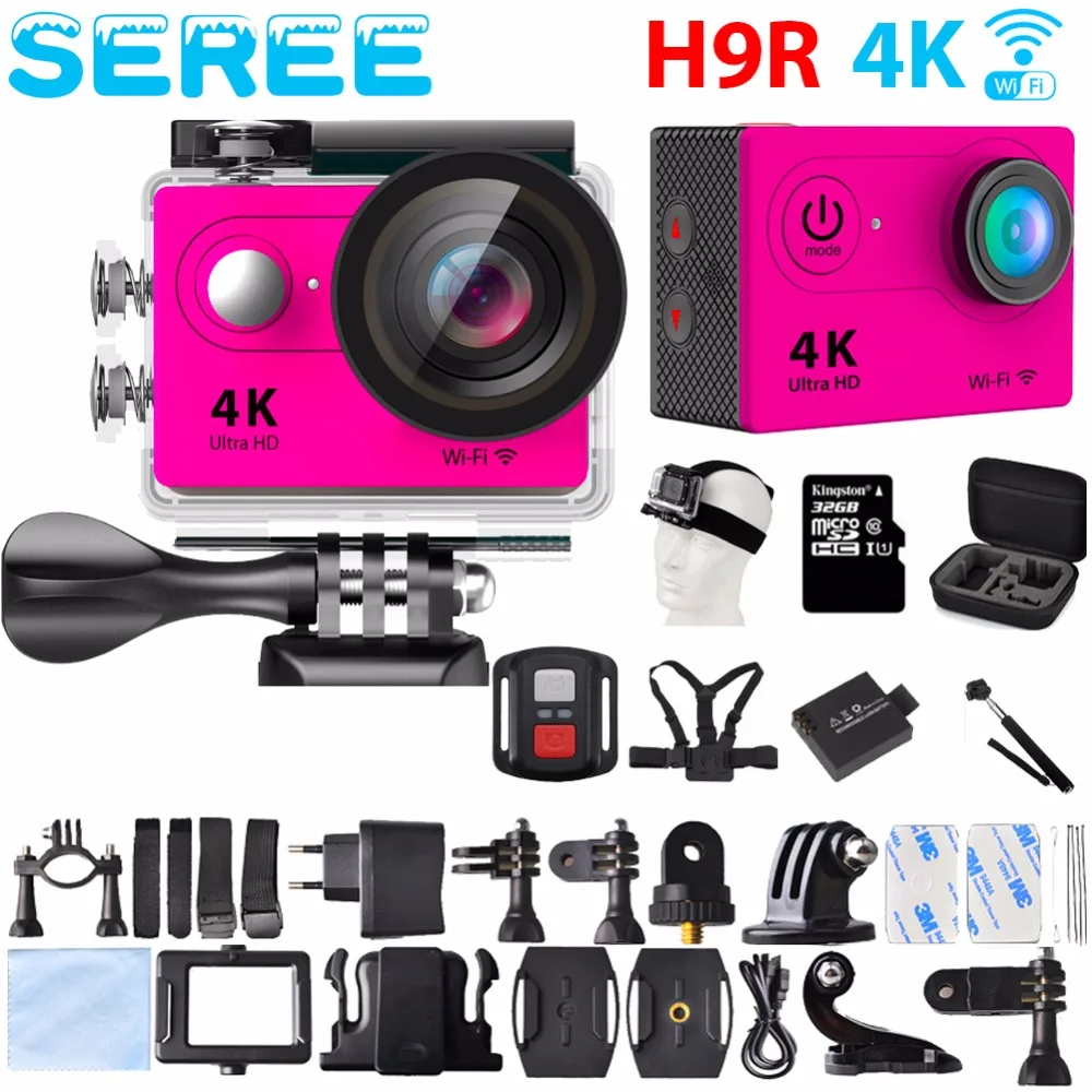 Seree Extreme Sport Camera WIFI Series Action Camera Waterproof 1080P 30fps Action Cam Sport