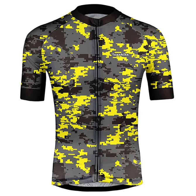 Ropa ciclismo hombre RUNCHITA Велоспорт Комплект короткий рукав велосипед tenue cycliste homme ciclismo equipacion verano hombre - Цвет: Jersey  01