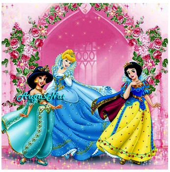 

princess diamond painting full square cartoon wall art kid room decor girls 5d diy diamond dotz kit diamont crystal paint canvas